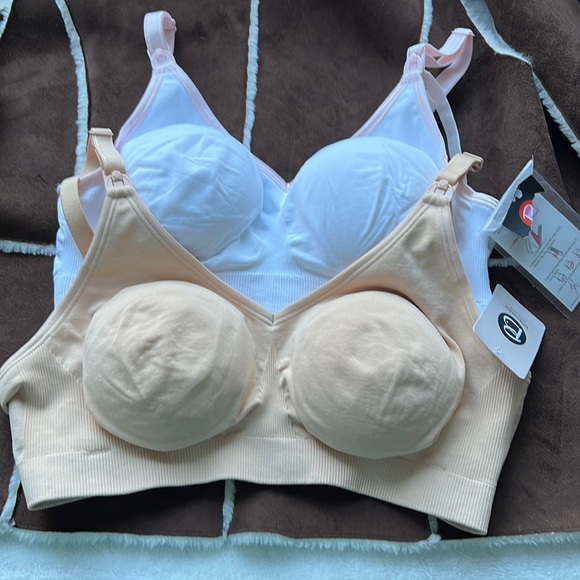 (2) BRAVADO Designs Maternity Body Silk Nursing Bra
